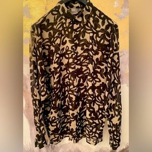 Floral Bat sleeve men shirt